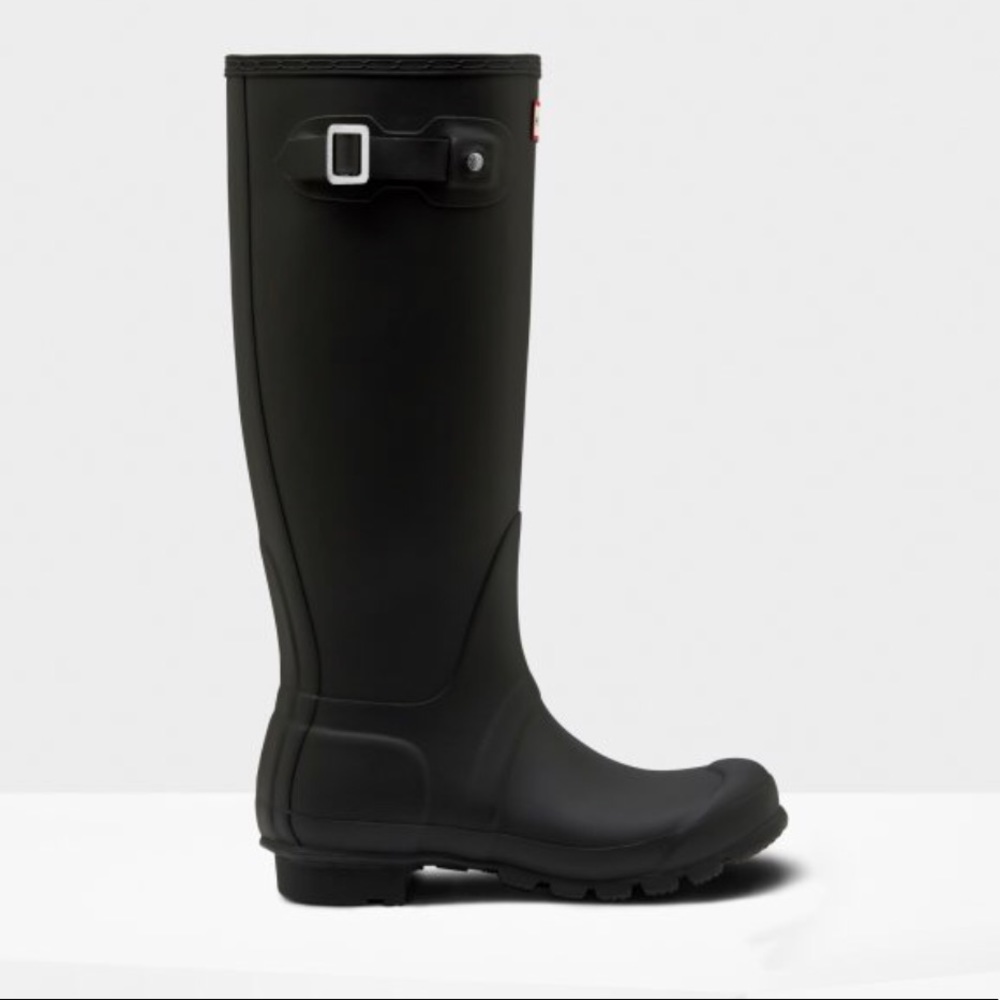 Black hunter rain boots - Tall Original